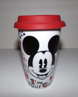 Mickey Mouse Quotes Double Wall Ceramic Travel Tumbler-We Got Character