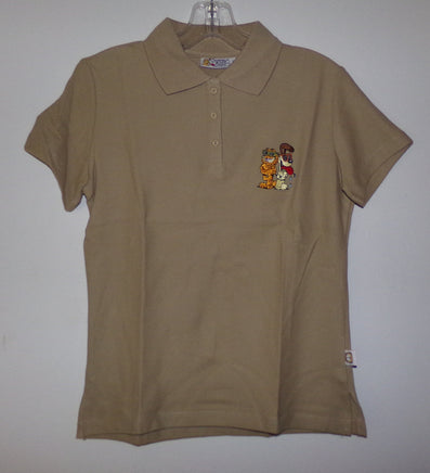 Garfield Brown Polo Shirt-We Got Character