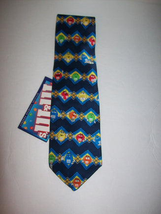 M&M's Men's Striped Necktie-We Got Character