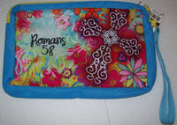 Romans 5:8 Flowers Cosmetic Bag Kerusso-We Got Character