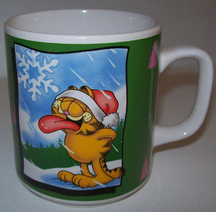 Garfield Coffee Cup Catching Snowflakes-We Got Character