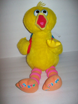 Play & Teach Big Bird Sesame Street Interactive Learning Plush Color Shapes ABC-We Got Character