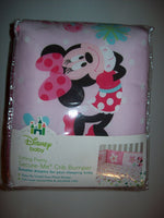 Disney Minnie Mouse Sitting Pretty Crib Bumper-We Got Character