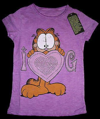 Garfield Violet T Shirt 5-6 Youth RELAUNCH-We Got Character