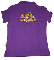 Garfield Purple Polo Shirt Size L-We Got Character