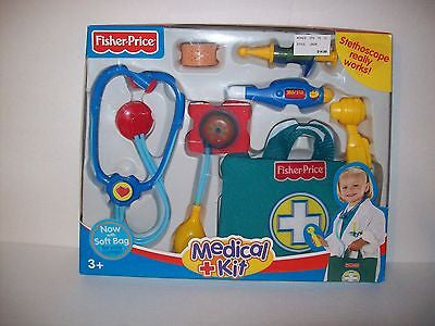 Fisher-Price Medical Kit Kids Pretend & Play Game Toy Doctor Nurse Set New-We Got Character