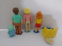 Four Little Tikes Dollhouse People with Baby Swing-We Got Character