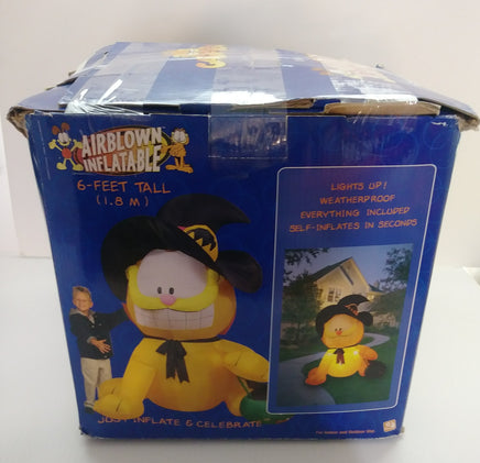Gemmy 6' Garfield Halloween Witch Airblown Inflatable-We Got Character