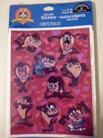 Vintage Looney Tunes Tasmanian Devil Stickers 4 Sheets