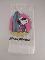 Snoopy Beach Beagle Hand Towels
