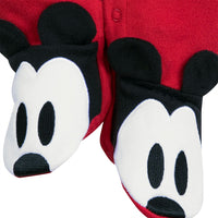Mickey and Minnie Mouse Holiday Blanket Sleeper for Baby