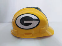 MSA NFL V-Gard Green Bay Packers Football Hard Hat-We Got Character
