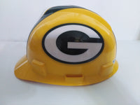 MSA NFL V-Gard Green Bay Packers Football Hard Hat-We Got Character
