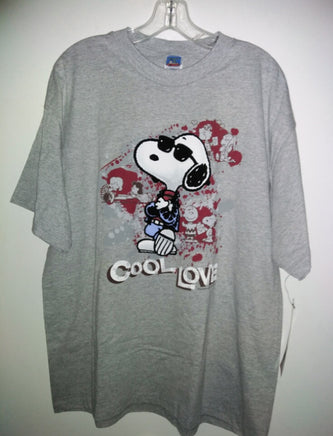 Snoopy Cool Love Valentine XL T-Shirt-We Got Character