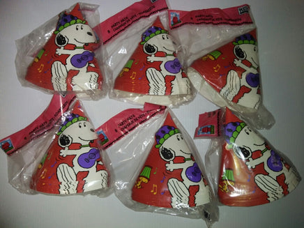 Lot Of 48 Peanuts Snoopy Jazzin Party Hats-We Got Character