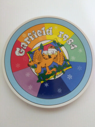 Garfield Christmas Plate 1984-We Got Character