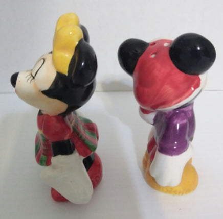 Mickey and Minnie Christmas Salt n Pepper Shakers-We Got Character