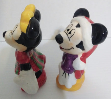 Mickey and Minnie Christmas Salt n Pepper Shakers-We Got Character