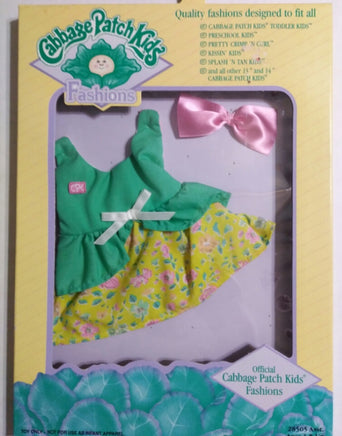 Cabbage Patch Green Dress Outfit-We Got Character