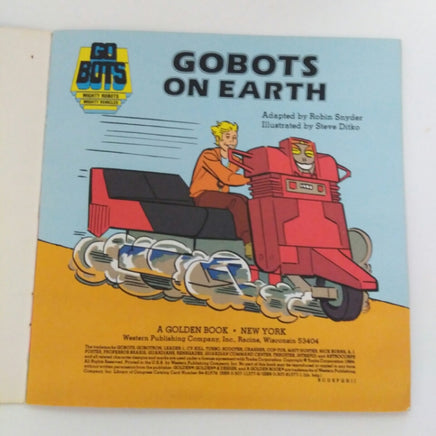 GoBots On Earth Book-We Got Character