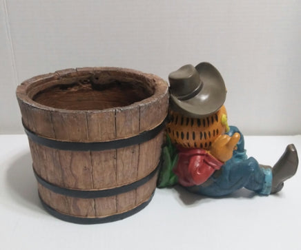 Garfield Cowboy Flower Pot Planter - We Got Character