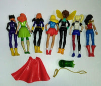 Lot of 7 Female DC Superheroes Action Figures- We Got Character
