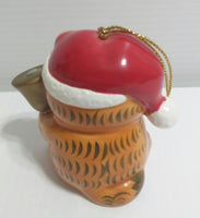 Garfield with Bell Ceramic Enesco Ornament