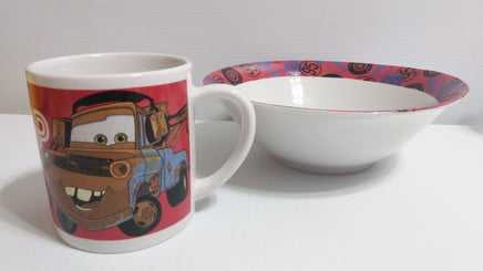Disney/Pixar Team 95 Cars Ceramic Cup & Bowl Set-We Got Character