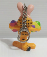 Garfield Easter PVC Keychain Zipper Pull