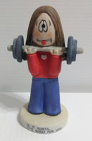 Cathy Guisewite Comic Ceramic Figurine If it hurts, it's good for you-We Got Character