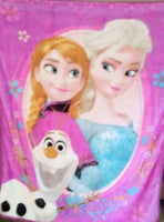 Disney Frozen Plush Fleece Throw Blanket 48 x 80-We Got Character