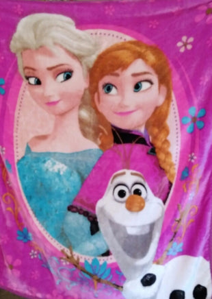 Disney Frozen Plush Fleece Throw Blanket 48 x 80-We Got Character