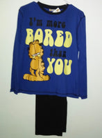 Garfield 2 Piece Pajama Set I'm More Bored-We Got Character