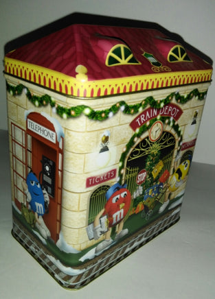 M&M Holiday Tin Train Station-We Got Character