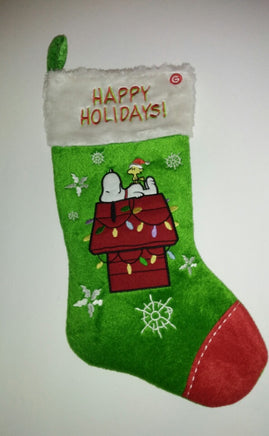 Snoopy Christmas Stocking Happy Holidays-We Got Character