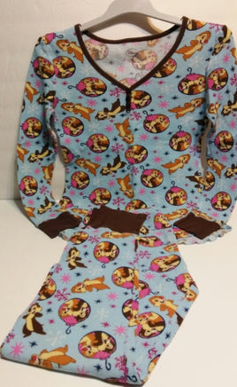 Disney Thermal Waffle Long Underwear Pajama Set-We Got Character