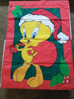 Tweety Bird Christmas Flag-We Got Character
