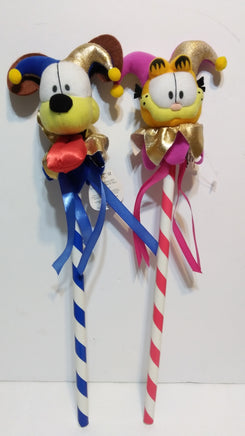 Garfield and Odie Jester Wands Sticks-We Got Character