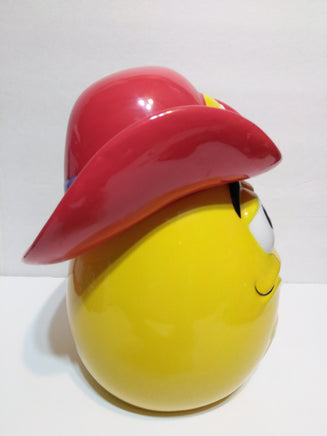 Yellow M&M's Cookie Jar with Cowboy Hat-We Got Character