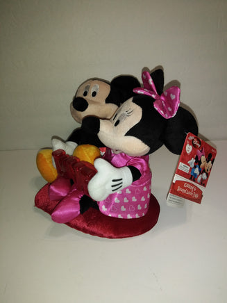 Disney Mickey & Minnie Mouse Kissing and Sound Love Pals Animated Plush-We Got Character