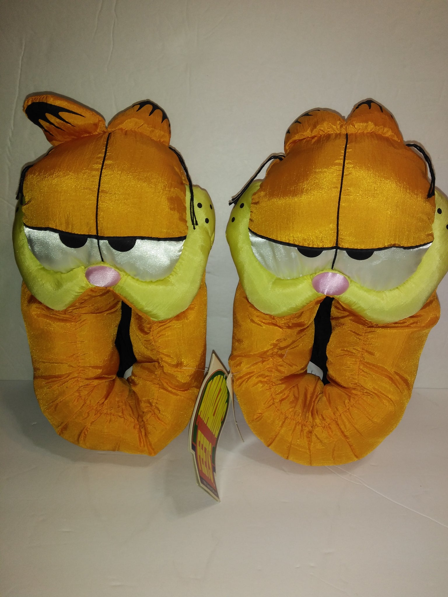 Vintage Garfield Plush Slippers Satin Exclusively From Spencer | eBay