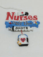 Nurses Call The Shots Ornament-We Got Character