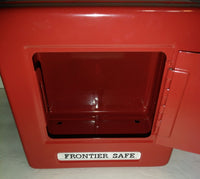 Red Metal Safe Frontier Combination Bank-We Got Character