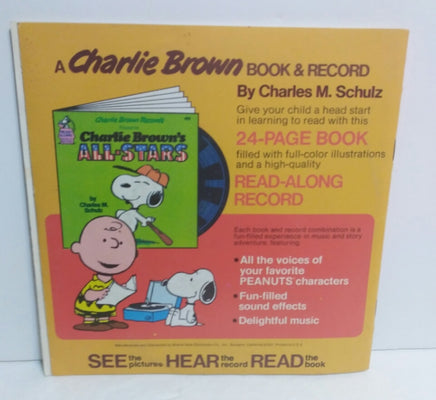 You're A Good Sport Charlie Brown Book and Record-We Got Character