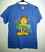 Garfield T Shirt Much More Mature Than I Look-We Got Character