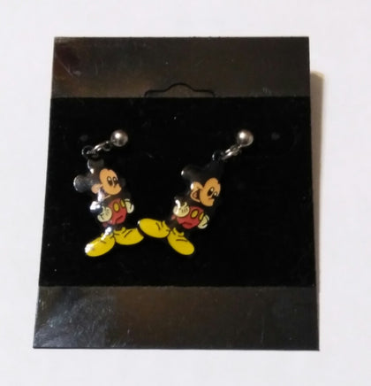 Mickey Mouse Dangle Stud Post Earrings-We Got Character