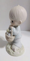 Precious Moments Figurine Wishing You A Basket Full of Blessings-We Got Character