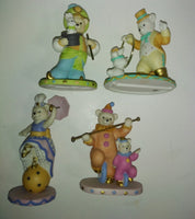 Avon 1993 Collectible Lot of 4 Circus Bears Figurines-We Got Character
