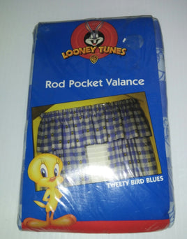 Tweety Bird Blues Rod Pocket Valance-We Got Character