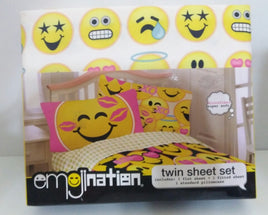 Emoji Twin Sheet Set-We Got Character